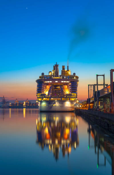 The Cruise Ship Allure of the Seas in Southampton, UK