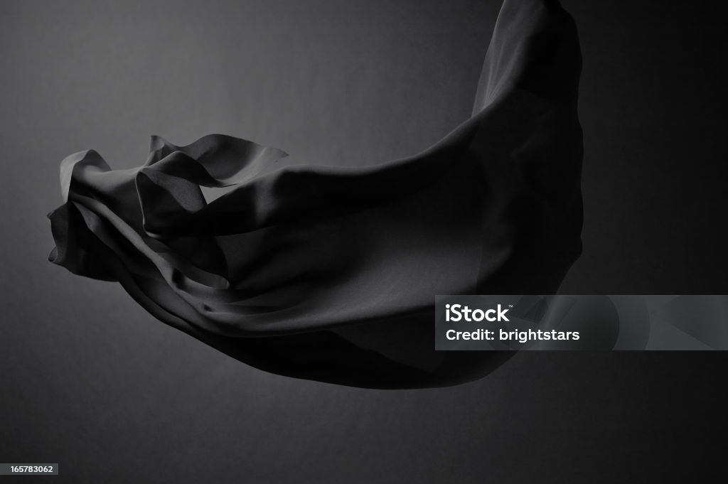 Seda negra - Foto de stock de Textil libre de derechos
