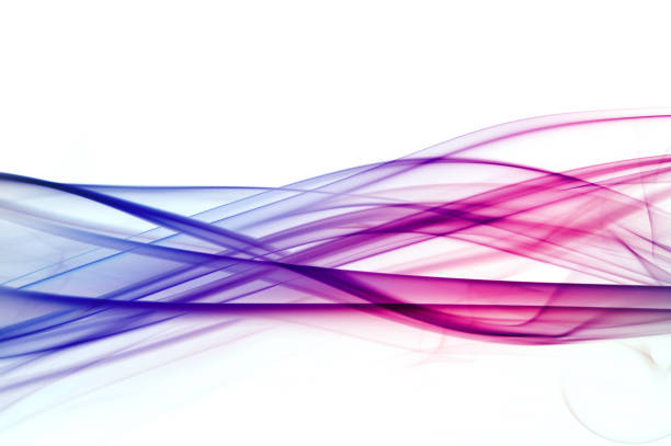 istock Graduated silky smoke from blue to pink 165783073