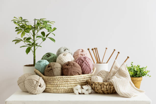 istock Natural wool in balls of various pastel colors 1657831952
