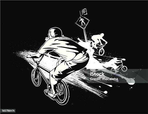 Bmx 디자인식 BMX 자전거타기에 대한 스톡 벡터 아트 및 기타 이미지 - BMX 자전거타기, 거친, 검은색
