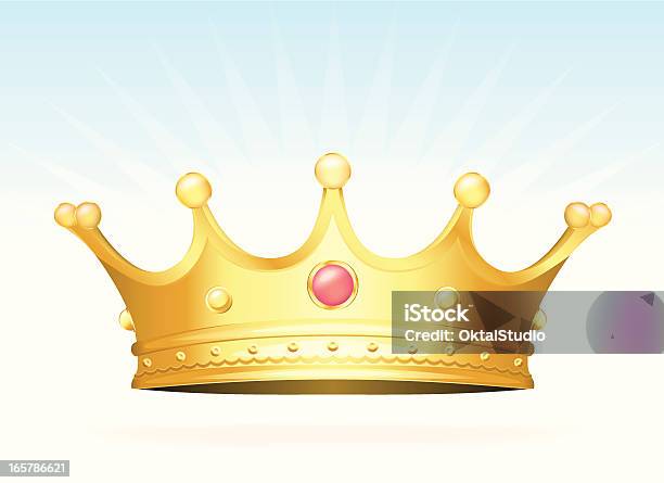 Golden Crown Stock Illustration - Download Image Now - Royalty, Authority, Beauty