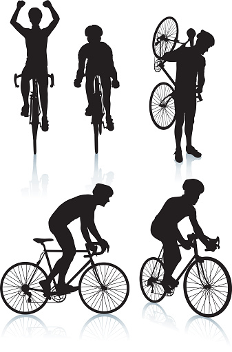 Cycling Silhouettes 2