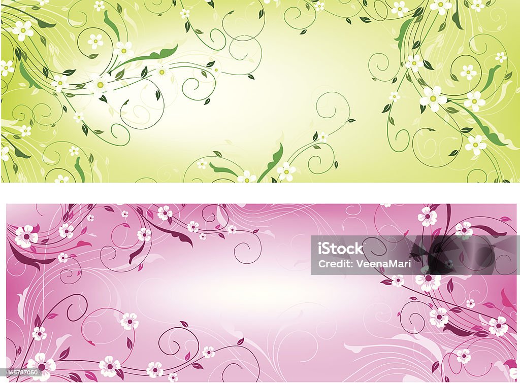 Spring Banner Back Spring Banner Stock Illustration - Download Image Now - Abstract ...