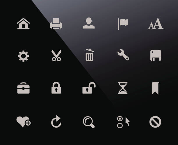 Mobi Icons | Toolbar and Interface vector art illustration