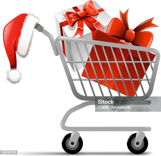 Regalo Di Natale - Immagini vettoriali stock e altre immagini di Abbigliamento - Abbigliamento, Affari, Avvolto