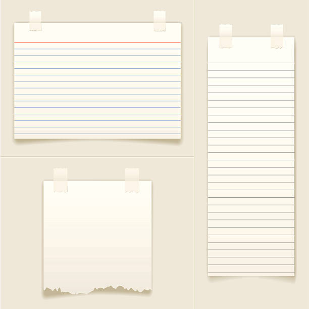 맹검액 주의 카드 - index card stock illustrations