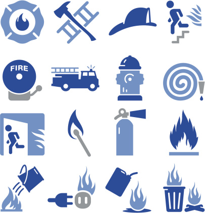 Fire and things burning. Professional icons for your print project or Web site. See more in this series.