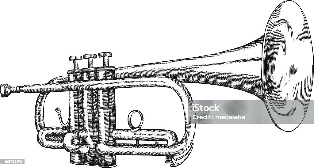 Trumpet Trumpet - vector illustrations Trumpet stock vector