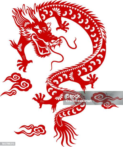 中国の竜紙カットのアート - 中国の竜のベクターアート素材や画像を多数ご用意 - 中国の竜, 竜, 辰年