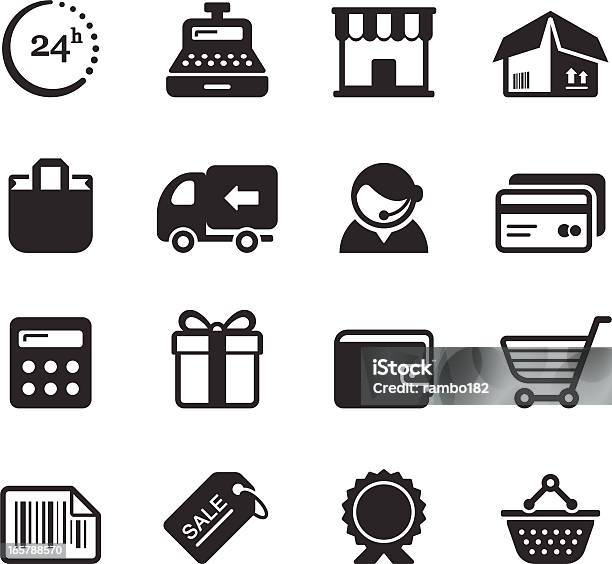 Zakupy Ikony - Stockowe grafiki wektorowe i więcej obrazów 24 Hrs - Angielski zwrot - 24 Hrs - Angielski zwrot, Ciężarówka, Cyfrowy portfel