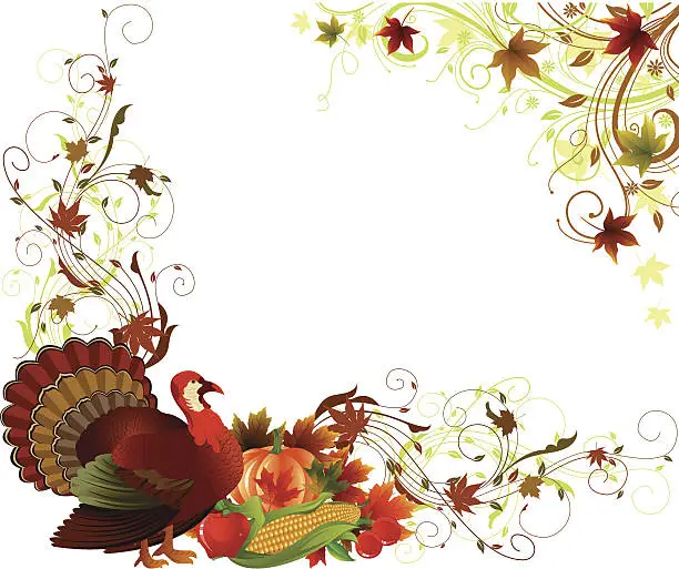 Vector illustration of Thanksgiving Background