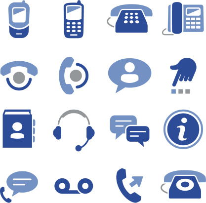 Phone and call center icons. Professional icons for your print project or Web site. See more in this series.