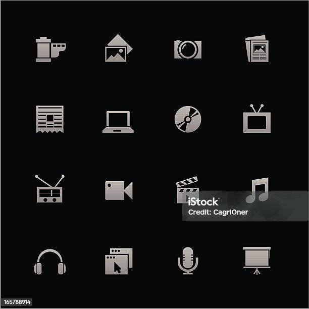 커뮤니케이션 및 멀티미디어 아이콘 Android 시리즈 0명에 대한 스톡 벡터 아트 및 기타 이미지 - 0명, VCR, 가정용 캠코더