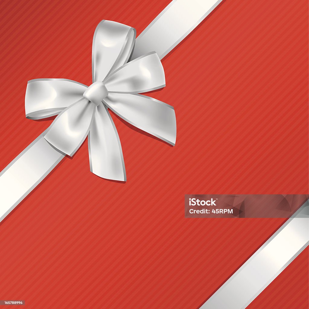 Rosette Ribbon A beautiful rosette ribbon on gift box. Suitable to apply for promotional items, christmas & seasons greetings. Come with layers for easy editing. Zip file include AICS4.http://i654.photobucket.com/albums/uu266/lonelong/seasongreeting.jpg Blank Expression stock vector