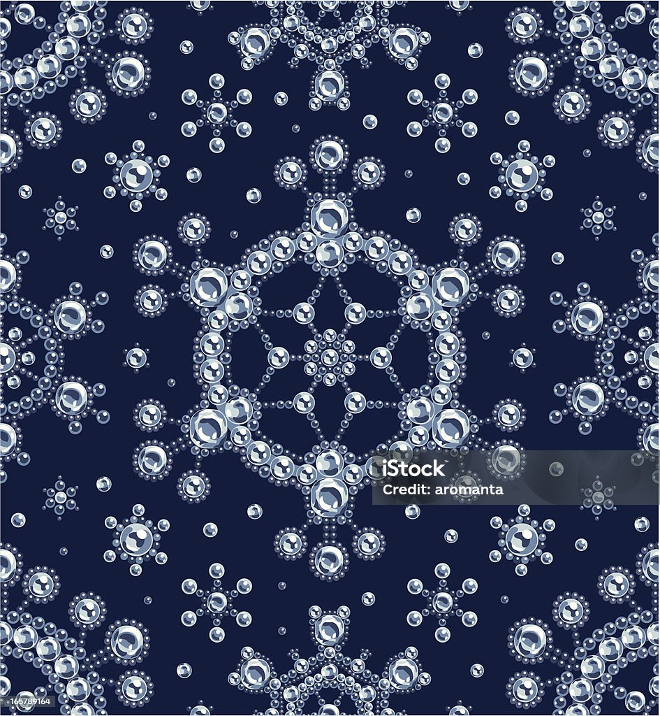 Joyas copo de nieve de encaje - arte vectorial de Collar de perlas - Joyas libre de derechos
