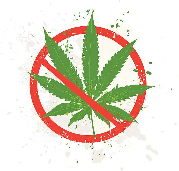 Vector illustration of Marijuana leaf