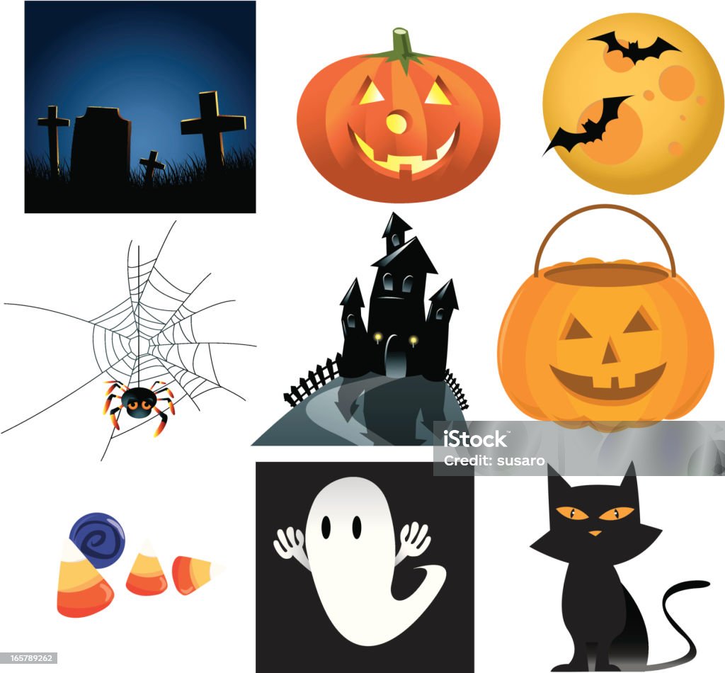 Halloween-Symbol - Lizenzfrei Vektor Vektorgrafik