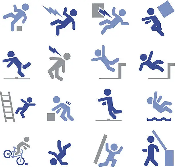 Vector illustration of Safety Icons - Pro Series