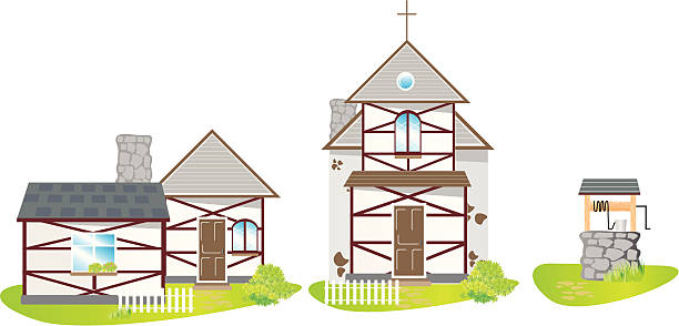 House vector art illustration