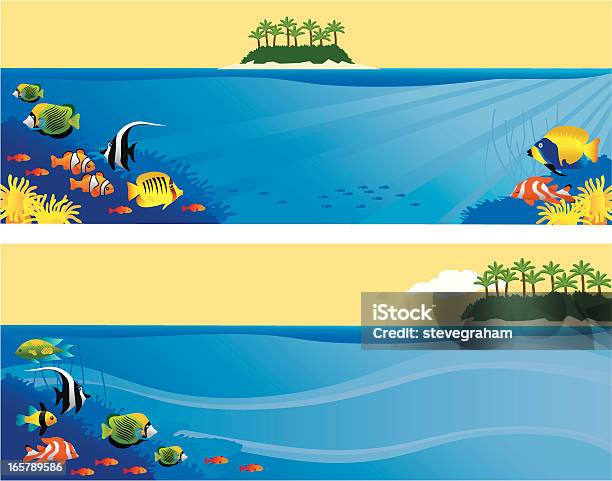 Tropikalna Ryba - Stockowe grafiki wektorowe i więcej obrazów Rafa - Zjawisko naturalne - Rafa - Zjawisko naturalne, Amfiprion, Grafika wektorowa