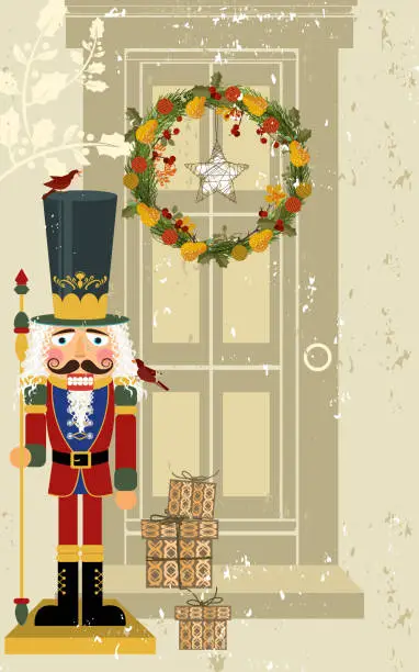 Vector illustration of Nutcracker Holiday Design