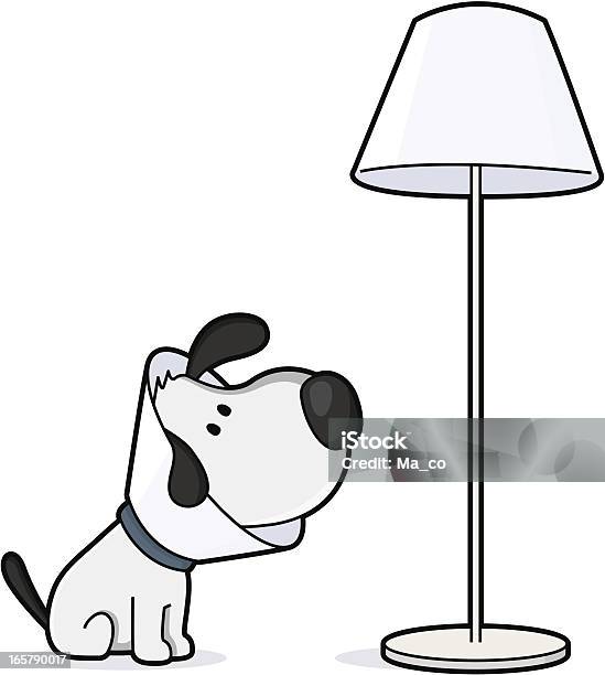 Nach Der Tierarzt Hunde Sieht Aus Wie Eine Lampe Stock Vektor Art und mehr Bilder von Stehlampe - Stehlampe, Ausrüstung und Geräte, Bandage