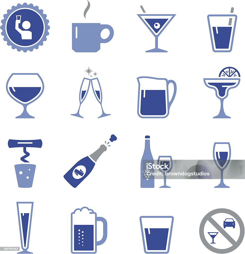 Drinks and Cocktail Icons - Pro Series "Drinks, cocktails and beverages. Professional icons for your print project or Web site. See more in this series." Beer - Alcohol stock vector