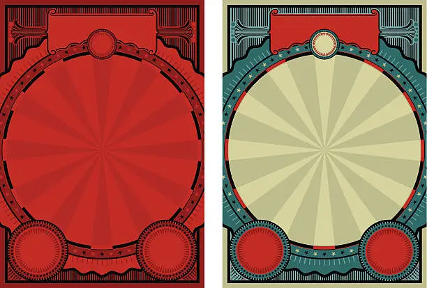 Vector illustration of circus poster