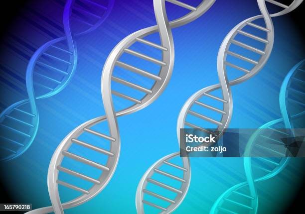 Ilustración de Filamentos De Adn y más Vectores Libres de Derechos de ADN - ADN, Azul, Bioquímica