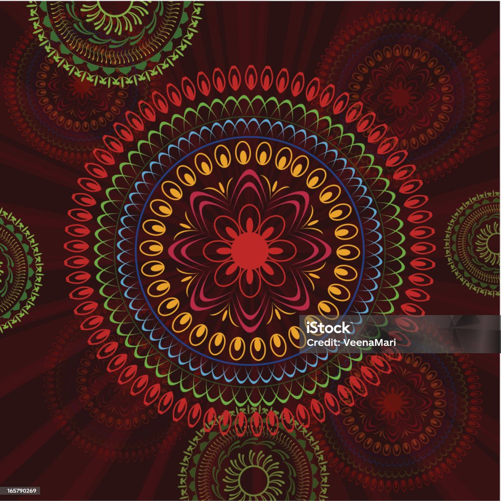 Design abstrato Mandala - Royalty-free Abstrato arte vetorial