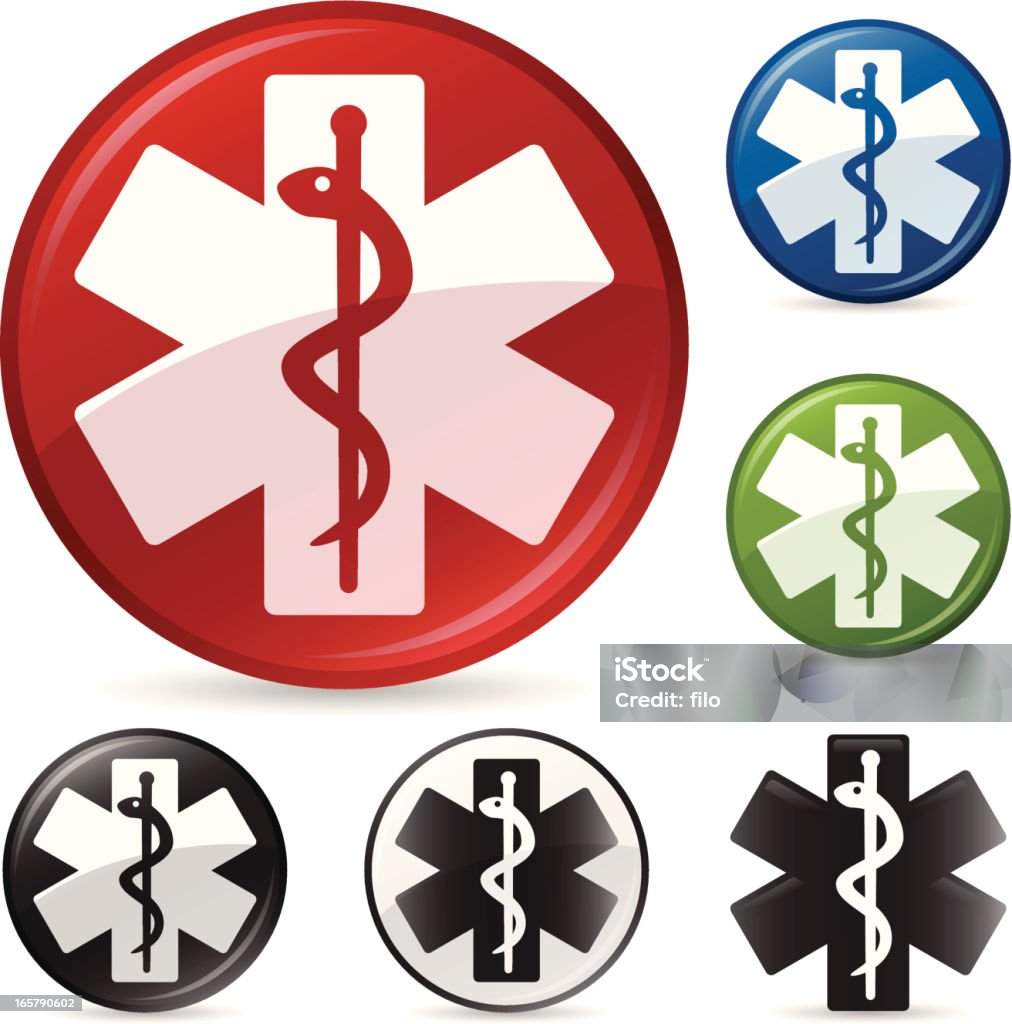 Medical Symbol - Lizenzfrei Hippokrates von Kos Vektorgrafik