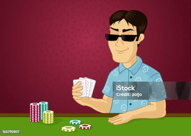 Pokerface Stock Illustration - Download Image Now - Poker - Card Game, Table, Vector
