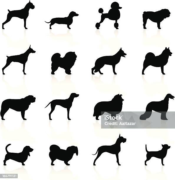 Black Symbols Dogs Stock Illustration - Download Image Now - Bulldog, Icon Symbol, Dog