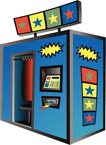 Vector illustration of Photo Booth