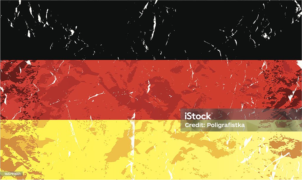 Drapeau de Grunge de l'Allemagne - clipart vectoriel de Allemagne libre de droits