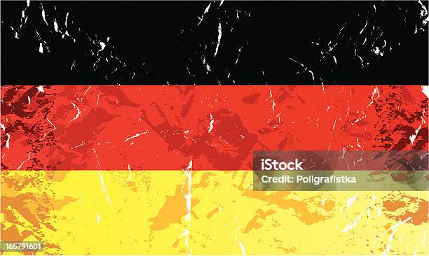 グランジドイツフラグ - イラストレーションのベクターアート素材や画像を多数ご用意 - イラストレーション, カットアウト, グランジ加工