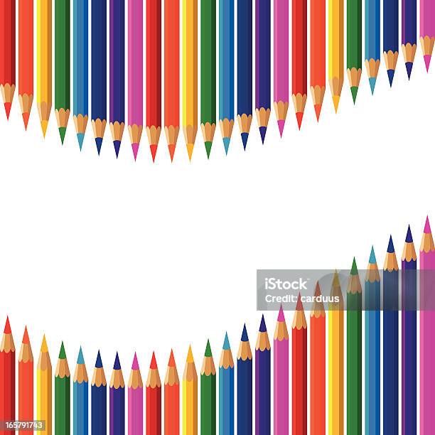 Coloured Pencils Stock Illustration - Download Image Now - Blue, Colors, Cut Out