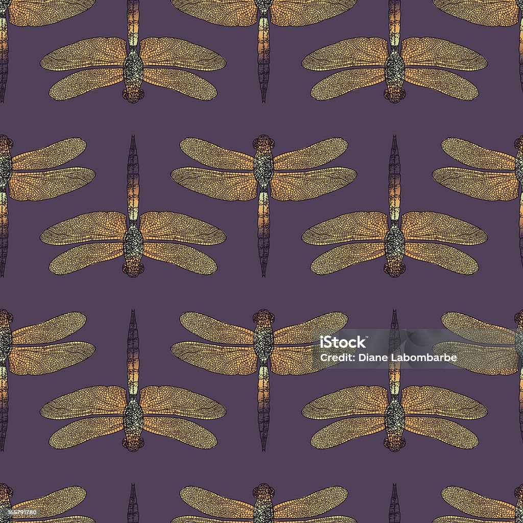 Pattern For Dragonfly Dragonfly Pattern Stock Illustration - Download Image Now - Insect ...