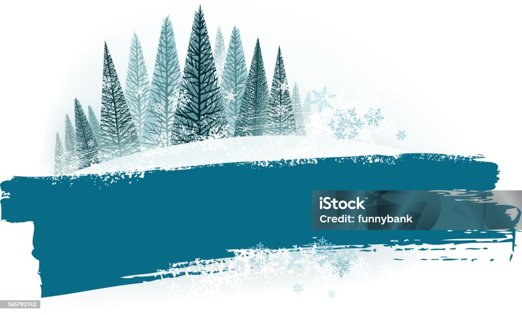 Bannières d'hiver - clipart vectoriel de Noël libre de droits