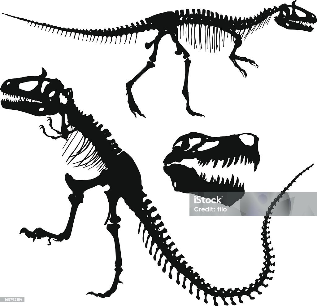 Tiranossauro Rex - Vetor de Dinossauro royalty-free