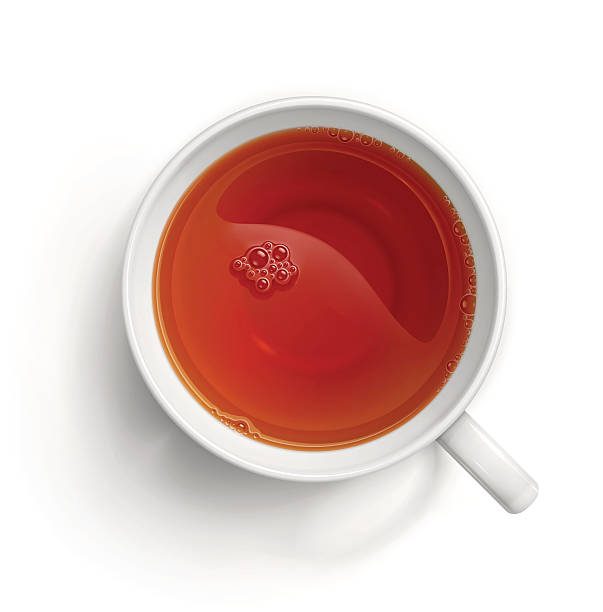 カップの紅茶 - 紅茶点のイラスト素材／クリップアート素材／マンガ素材／アイコン素材