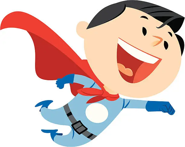 Vector illustration of Superhero