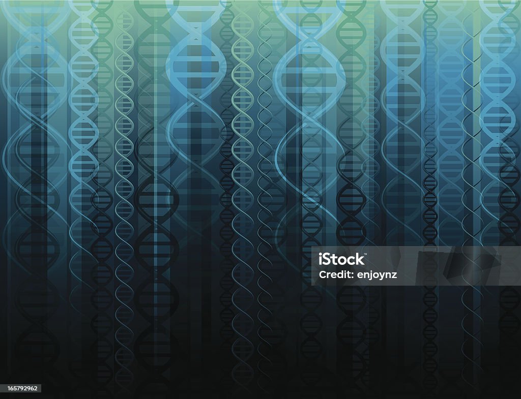 Seamless sfondo di DNA - arte vettoriale royalty-free di DNA