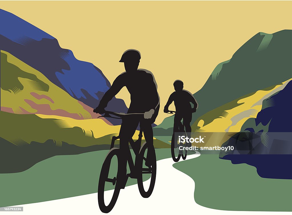 De Mountain bike - Vetor de Mountain Bike - Bicicleta royalty-free