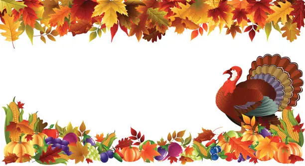 Vector illustration of Thanksgiving Banner