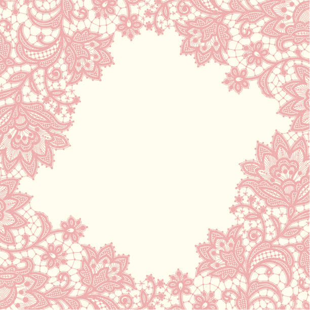 ilustrações, clipart, desenhos animados e ícones de renda fame - baroque style wallpaper pink retro revival