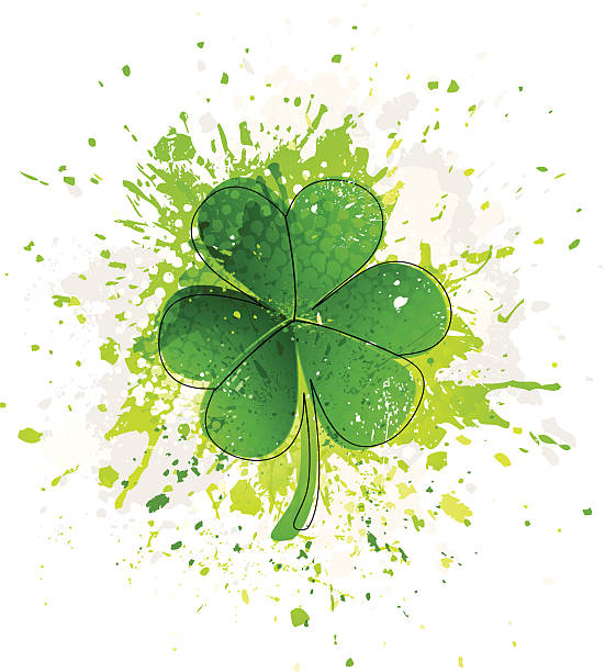 성 패트릭 데이 배경기술 - st patricks day day abstract backgrounds stock illustrations