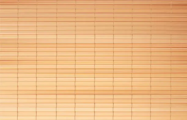 Vector illustration of Bamboo Mat