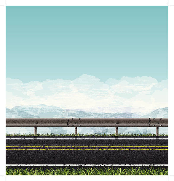 원활한 로드쇼의 배너입니다 - crash barrier stock illustrations